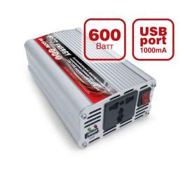 Автомобильный инвертер 12/220V IN-600W