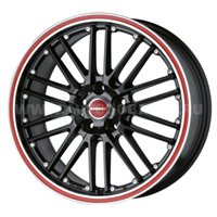 Borbet CW2/5 8x18/5x112 ET50 D72,5 Black Red Line