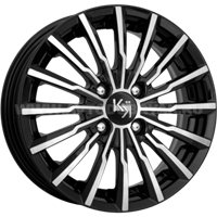 K&K Акцент 7x17/5x108 ET50 D63.35 алмаз черный
