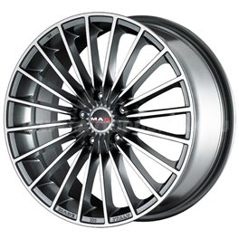MAK Volare 9.5x19/5x114.3 ET40 D76 Gun Metallic - Mirror Face