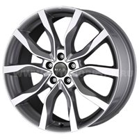 MAK Wolf 7x17/5x100 ET38 D57,1 Gun Metallic - Mirror Face