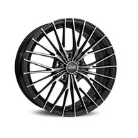 OZ Ego 7x17/4x108 ET25 D68 Matt Black + Diamond Cut