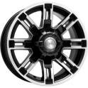 K&K Полюс 7.5x16/6x139.7 ET15 D106.1 алмаз черный