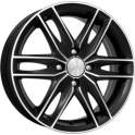K&K Монтеррей 6x16/5x114.3 ET50 D66.6 Алмаз черный