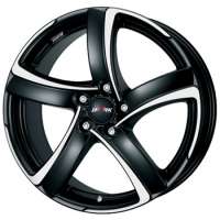 Alutec Shark 7x16 / 5x112 ET38 DIA70,1 Racing black front polished