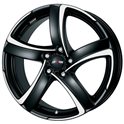 Alutec Shark 7x16/5x112 ET48 D70.1 Racing black polished