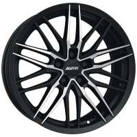 Alutec Burnside 7x16 / 5x100 ET38 DIA57,06 Diamant black front polished