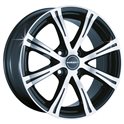 Borbet X8 7x16/4x108 ET18 D65.1 Blackchrome - Poliert