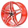 Borbet XRT 8x17 / 5x112 ET45 DIA72,5 Red Front Polished