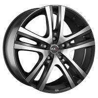 MAK Aria 8,5x20 / 5x127 ET35 DIA71,6 Gun Metallic - Mirror Face