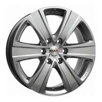 MAK Fuoco 6 7,5x17 / 6x139,7 ET25 DIA106,1 Hyper Silver