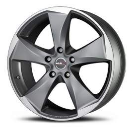 MAK Raptor5 8.5x20/5x112 ET45 D76 Graphite Mirror Face