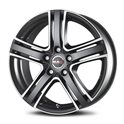 MAK Tuono 8x18/5x114.3 ET55 D76 Ice Superdark